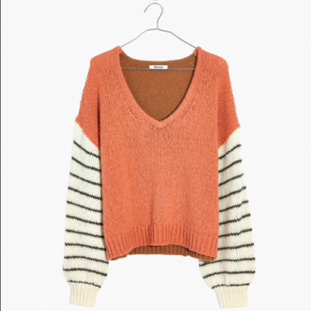 Madewell Balloon-Sleeve Pullover Sweater